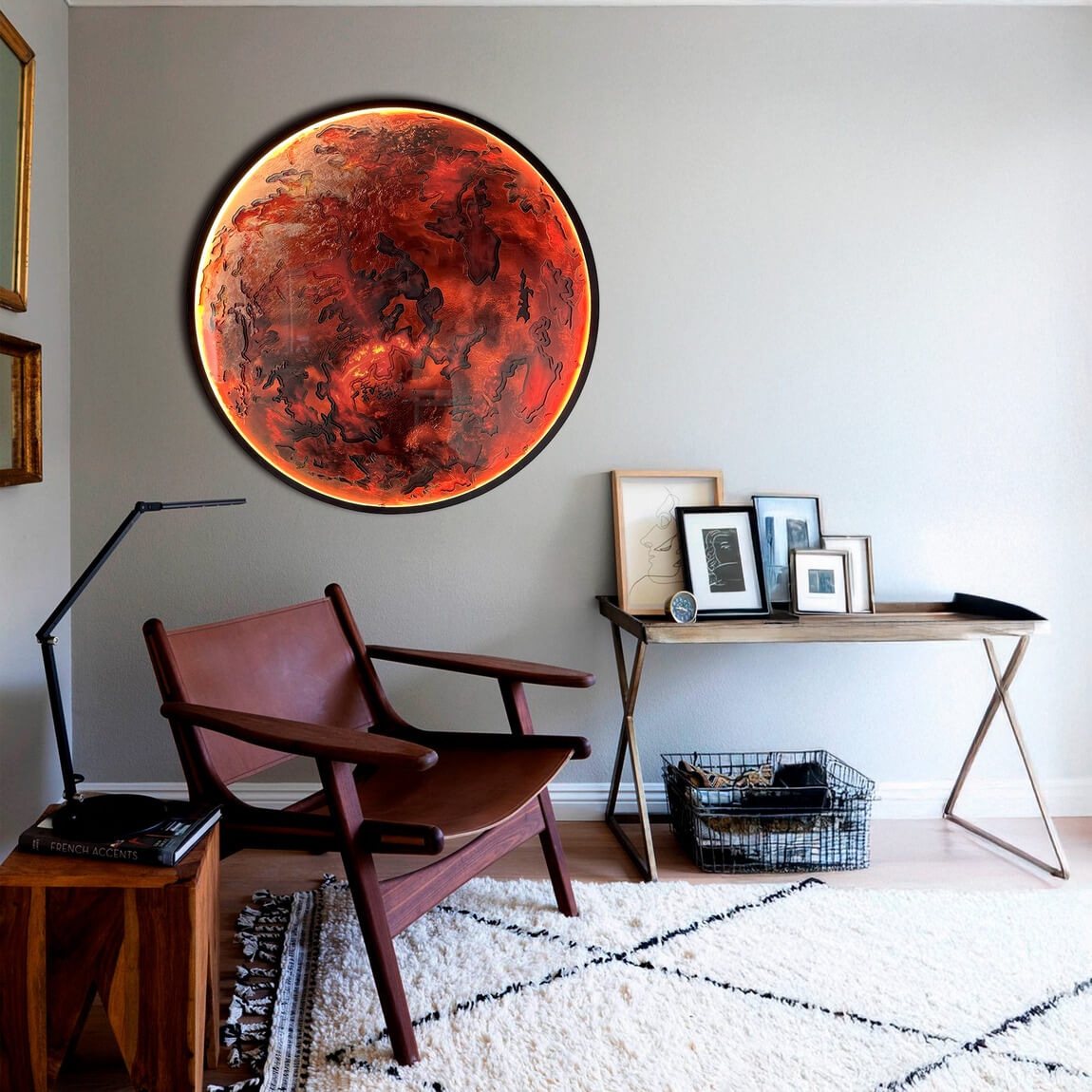 Mars with LED