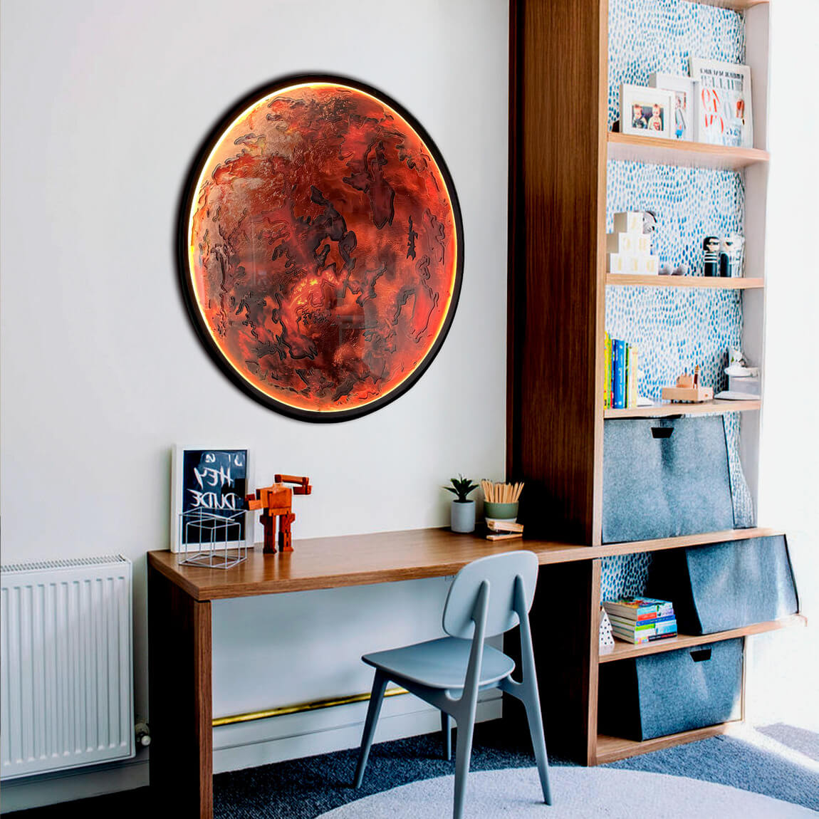 Mars with LED