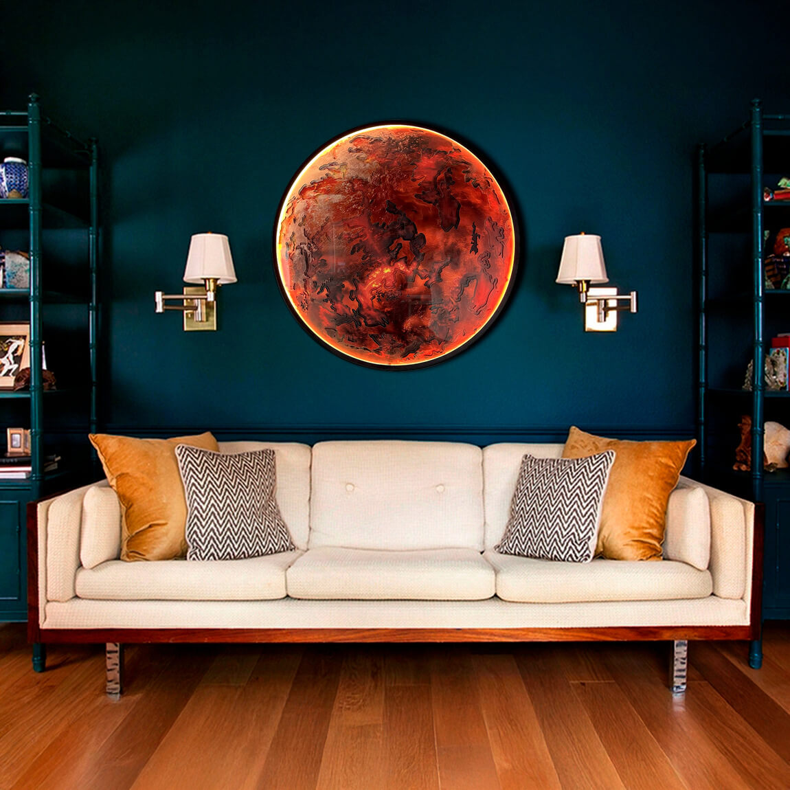 Mars with LED