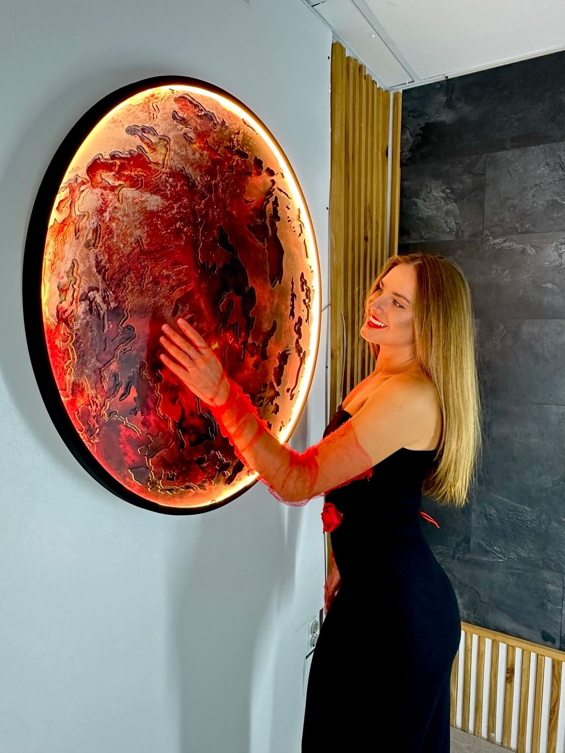 Mars with LED