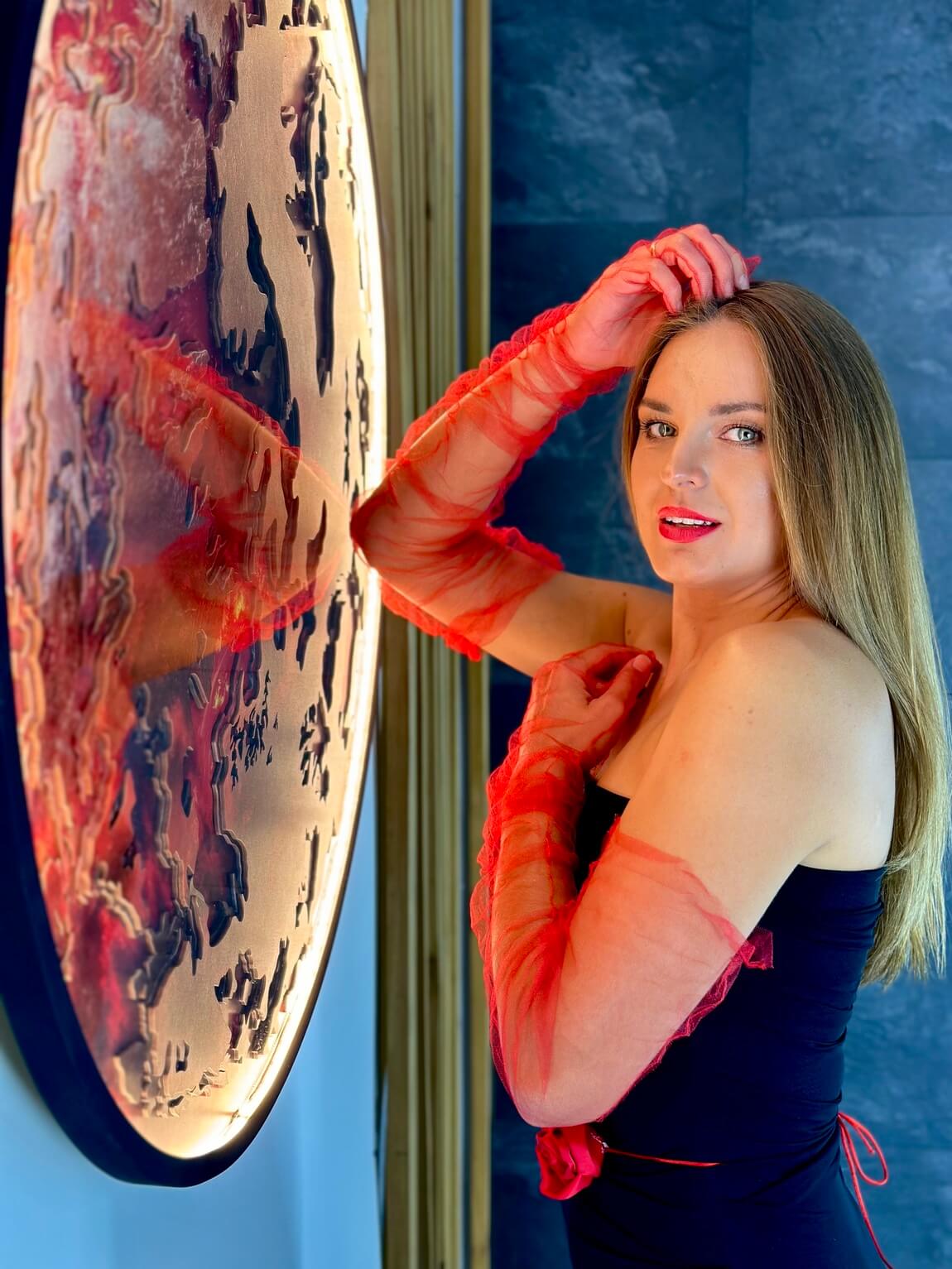 Mars with LED
