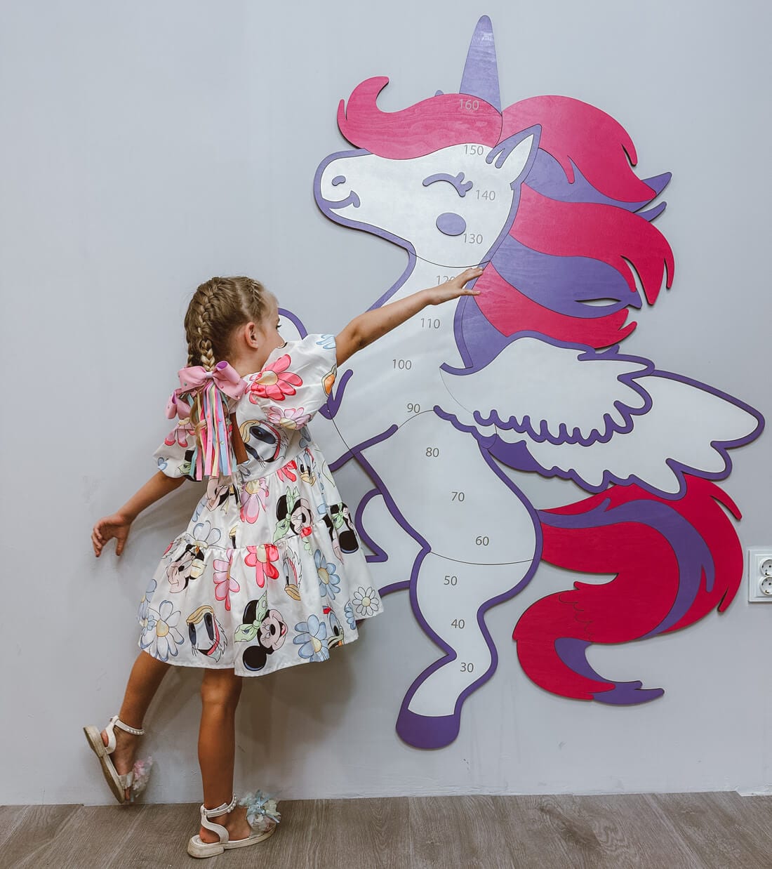 LED Kid`s Growth Charts - Unicorn