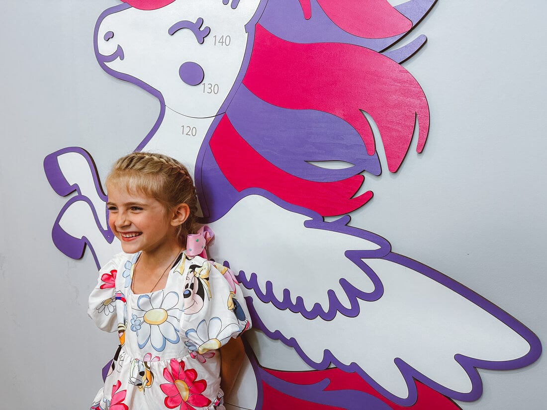 LED Kid`s Growth Charts - Unicorn