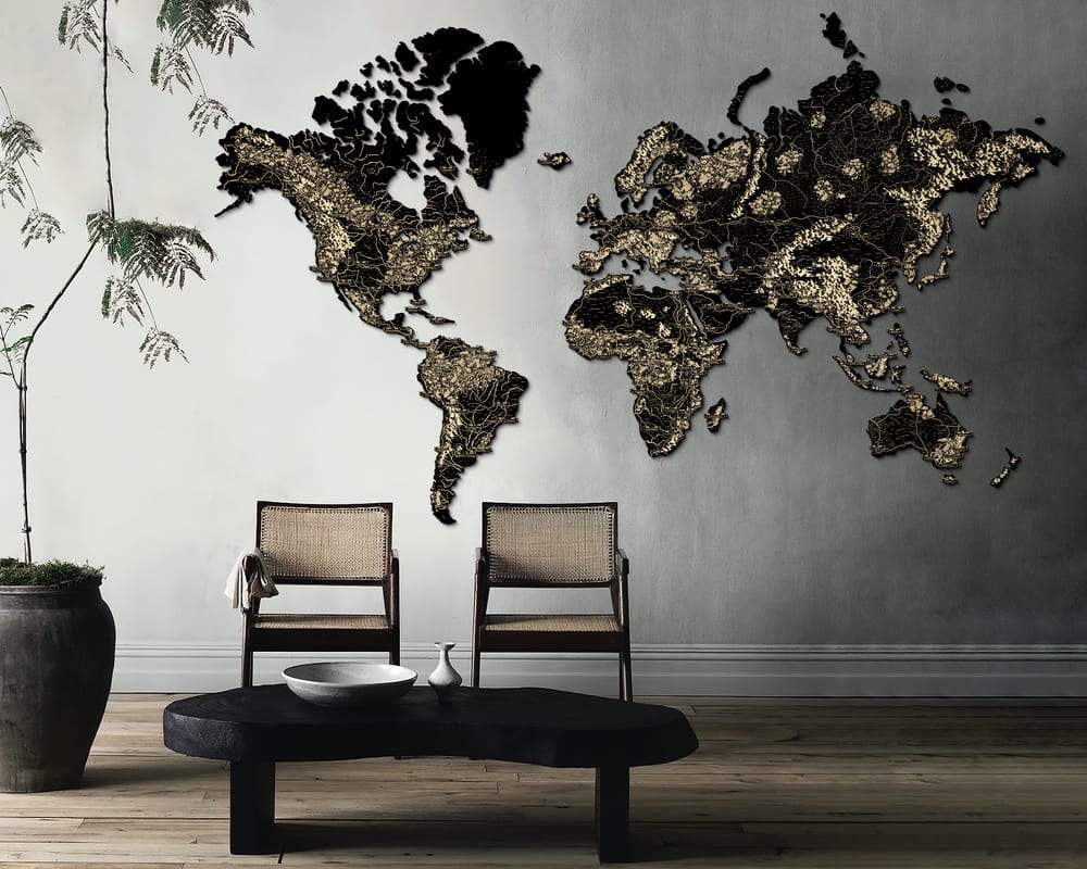 ArtDecor Map - Black