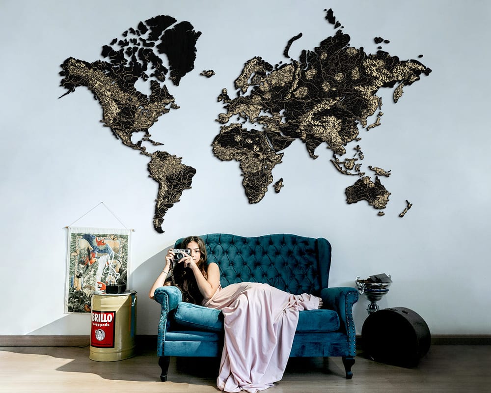 ArtDecor Map - Black