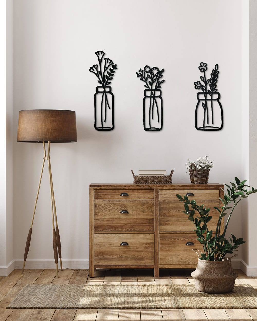 Wall Decor - Panel «Flowers»