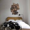 3D Germany Wooden Map - Cypress - JustLikeWood