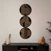 Wall Art Decor - Circle triptych