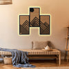 LED Wall Art Decor - Mountain massif triptych