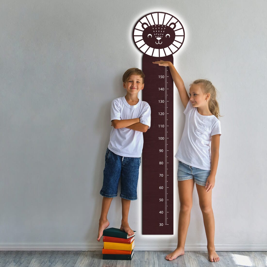 LED Kid`s Growth Charts - Ruler (Animals)