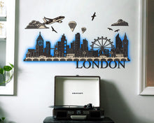 Load image into Gallery viewer, 3D LED Wooden City - London
