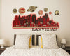3D LED Wooden City - Las Vegas