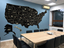 Load image into Gallery viewer, 2D Map of USA Prime - Black
