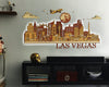 3D LED Wooden City - Las Vegas