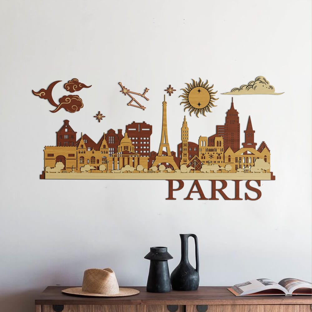 3D Wooden City - Paris