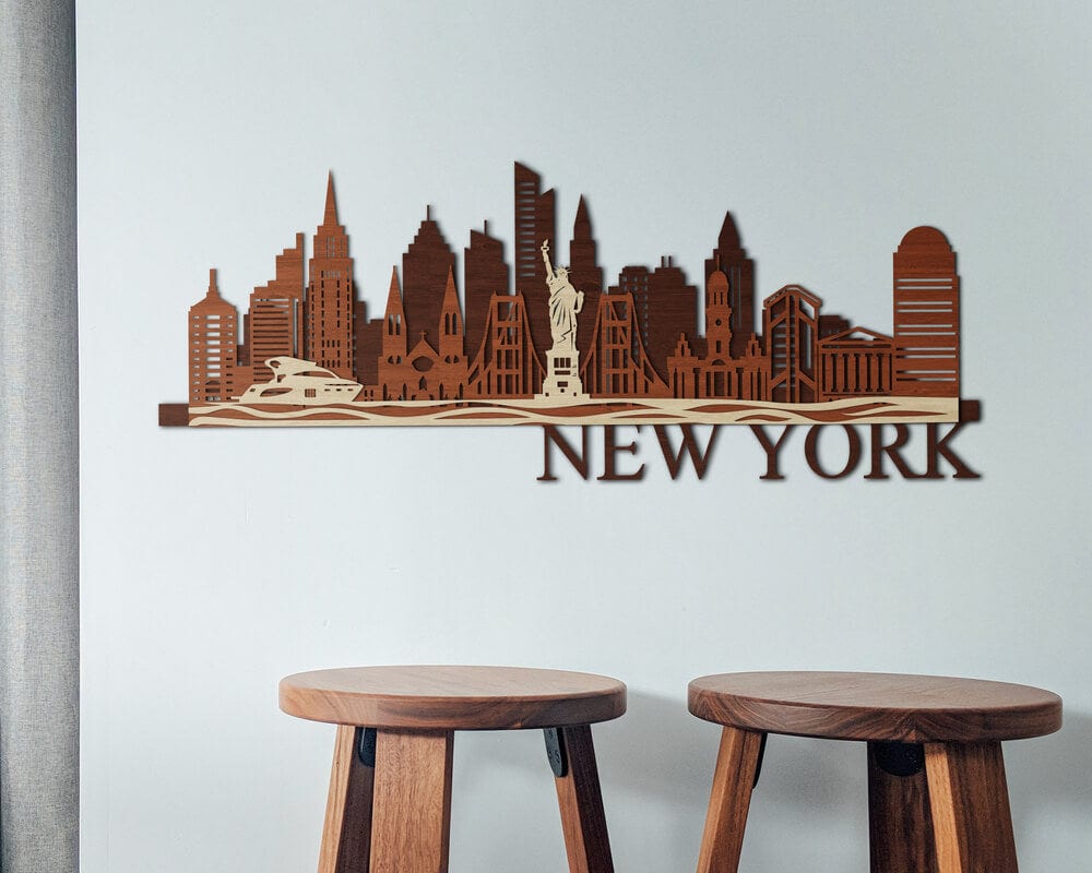 3D Wooden City - New York