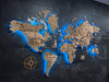 3D LED Wooden World Map Standart - Terra - JustLikeWood