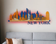 Load image into Gallery viewer, 3D LED Wooden City - New York
