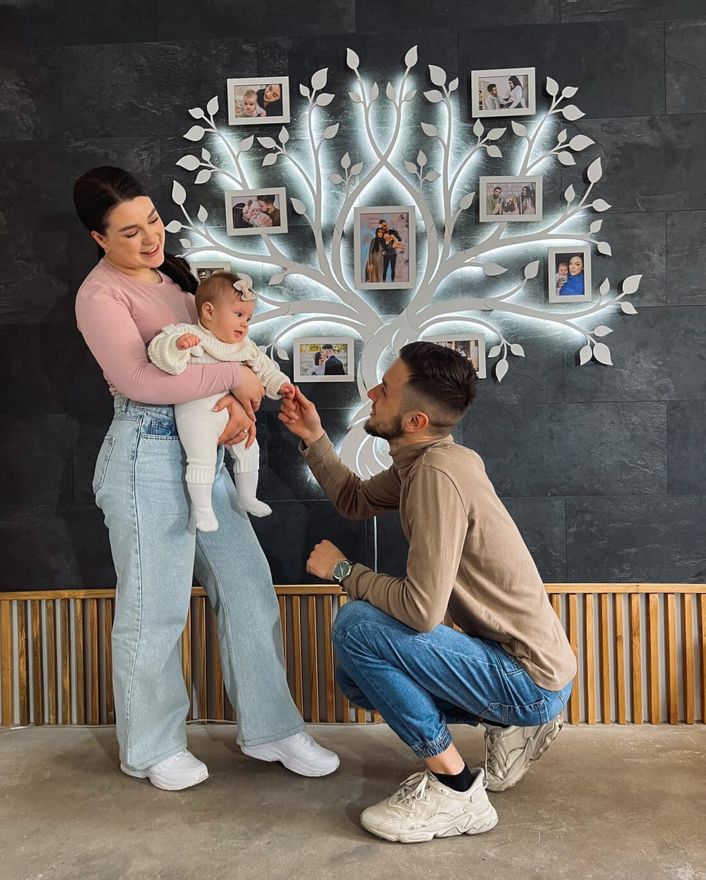 Family Led LED Family Tree – Forever | Where memories glow | LED backlight for wa ...