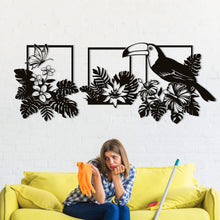 Load image into Gallery viewer, Wall Decor - Panel with a parrot
