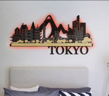 Load image into Gallery viewer, 3D LED Wooden City - Tokyo
