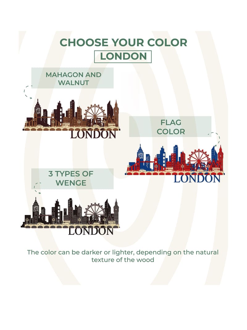3D Wooden City - London