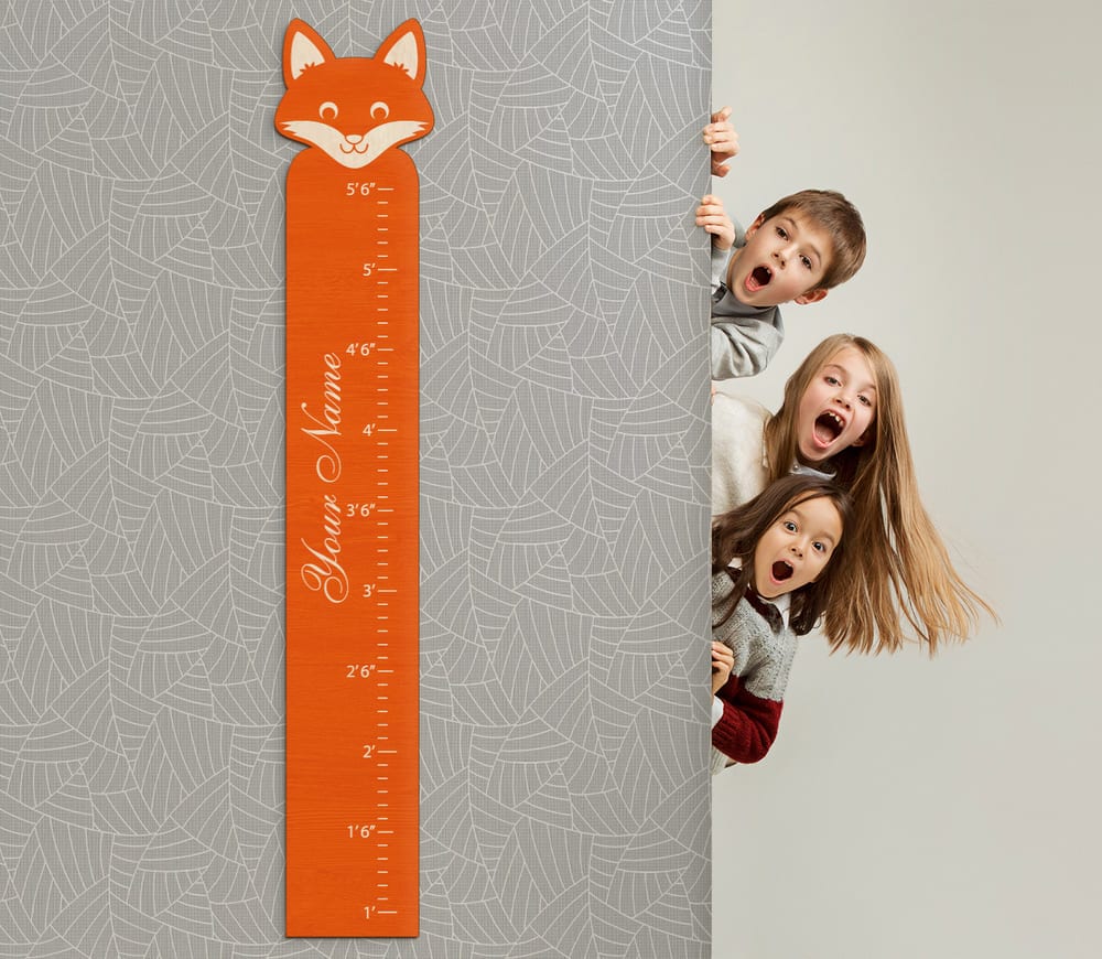 Kid`s Growth Charts - Ruler (Animals)