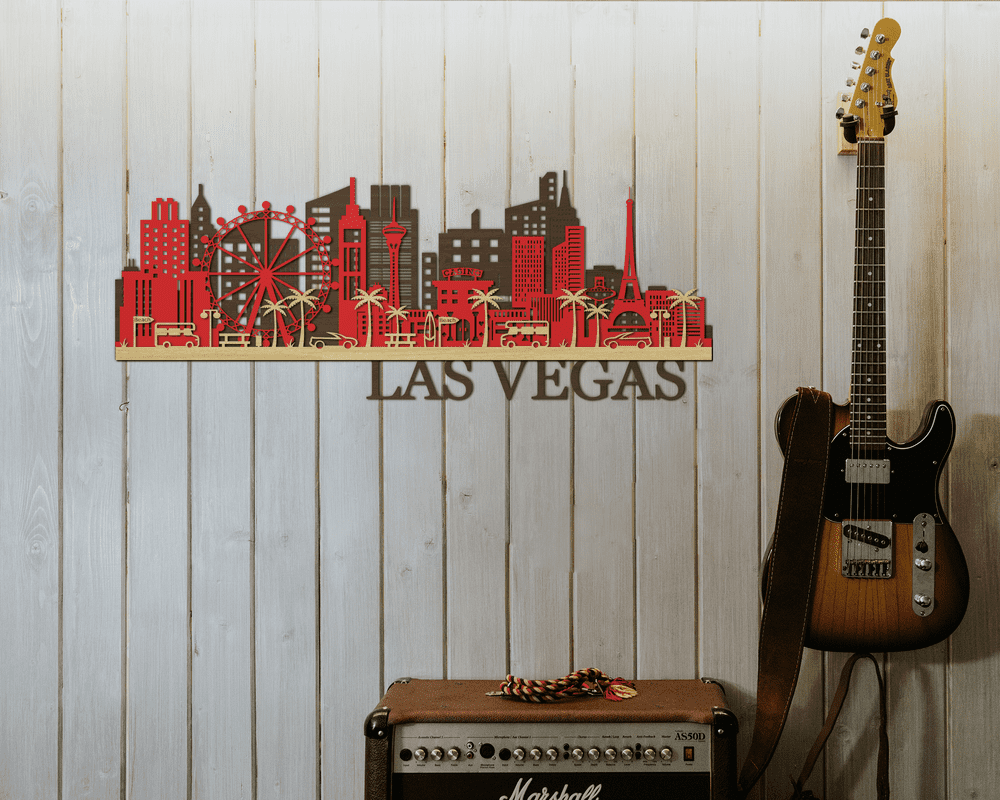 3D Wooden City - Las Vegas