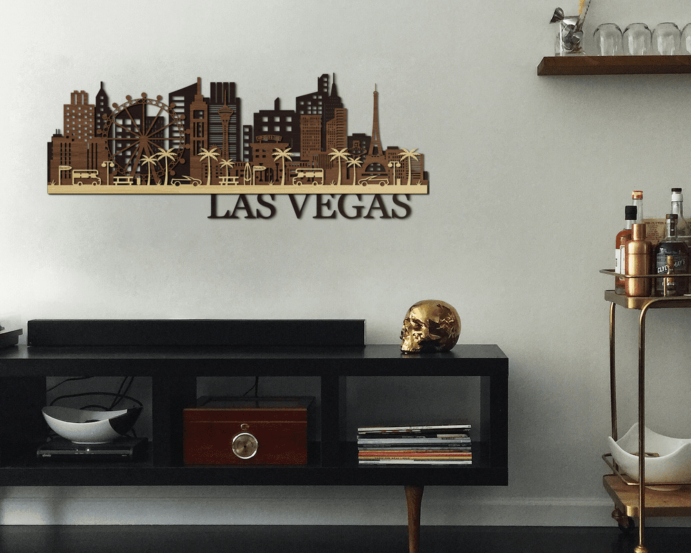 3D Wooden City - Las Vegas