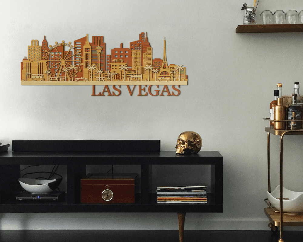 3D Wooden City - Las Vegas