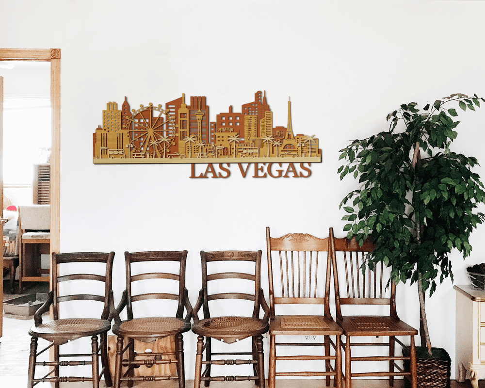 3D Wooden City - Las Vegas