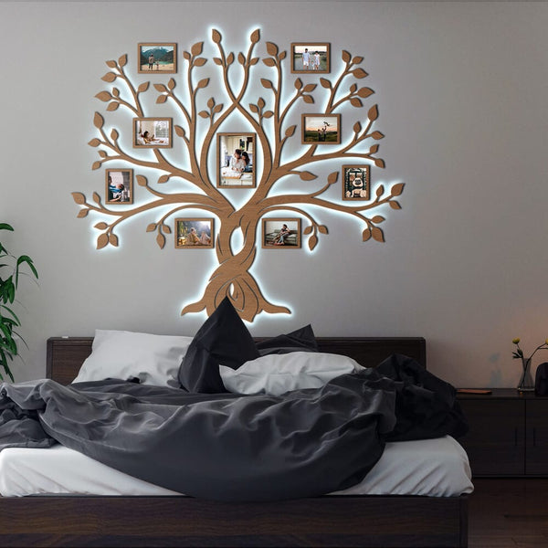 LED Family Tree – Forever | Where memories glow | LED backlight for wa ...