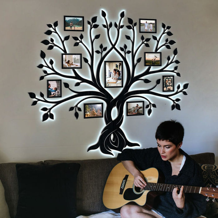 LED Family Tree – Forever | Where memories glow | LED backlight for wa ...