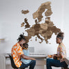 3D Europe Wooden Map - Tera