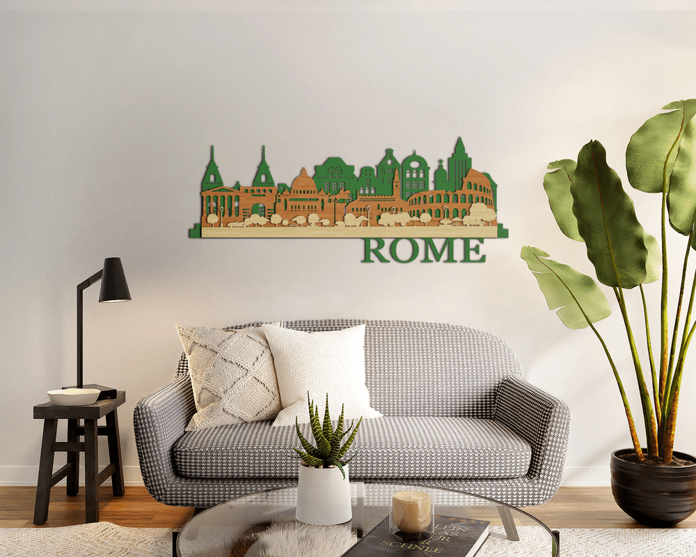 3D Wooden City - Rome