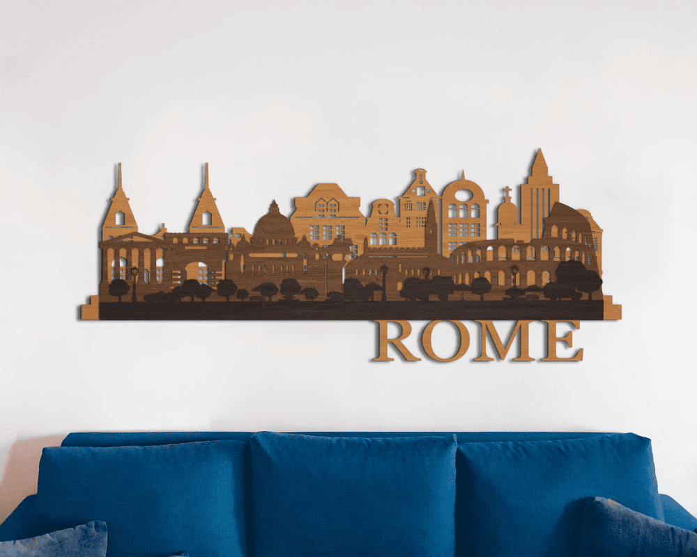 3D Wooden City - Rome